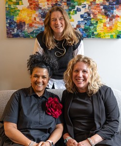 Deirdre Timusk, Cissy Goodridge and Krista Koekkoek